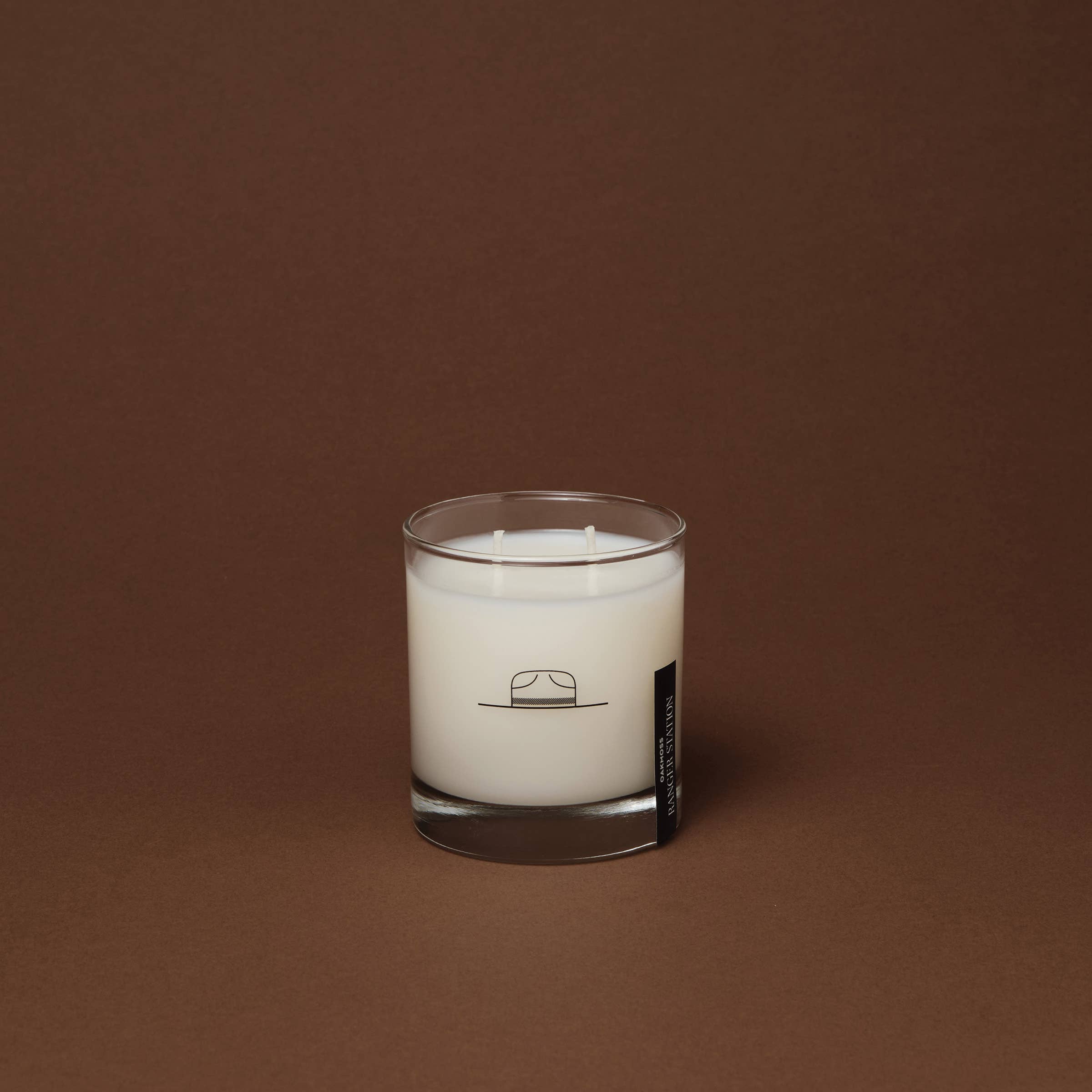 OAKMOSS CANDLE: 11 oz Rocks Glass