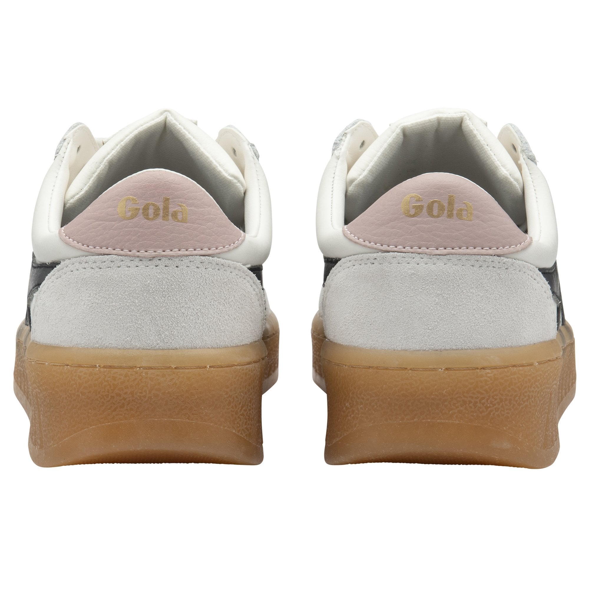 Women's Grandslam Elite Sneakers in White/Black/Chalk Pink