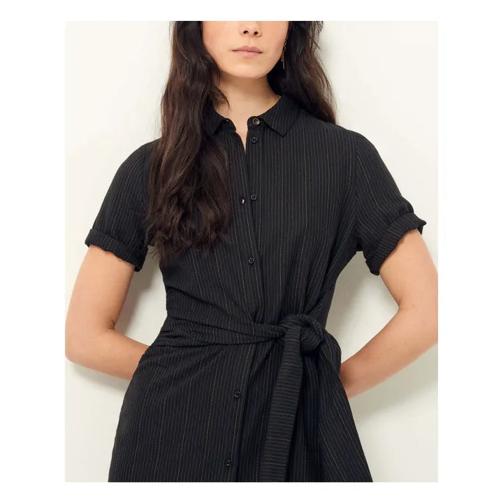 Christiana Dress in Blacktan