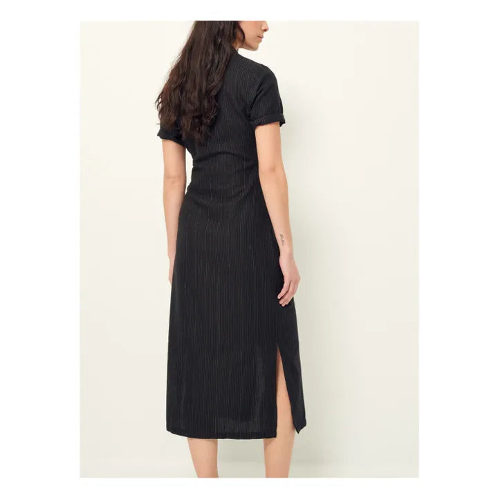 Christiana Dress in Blacktan