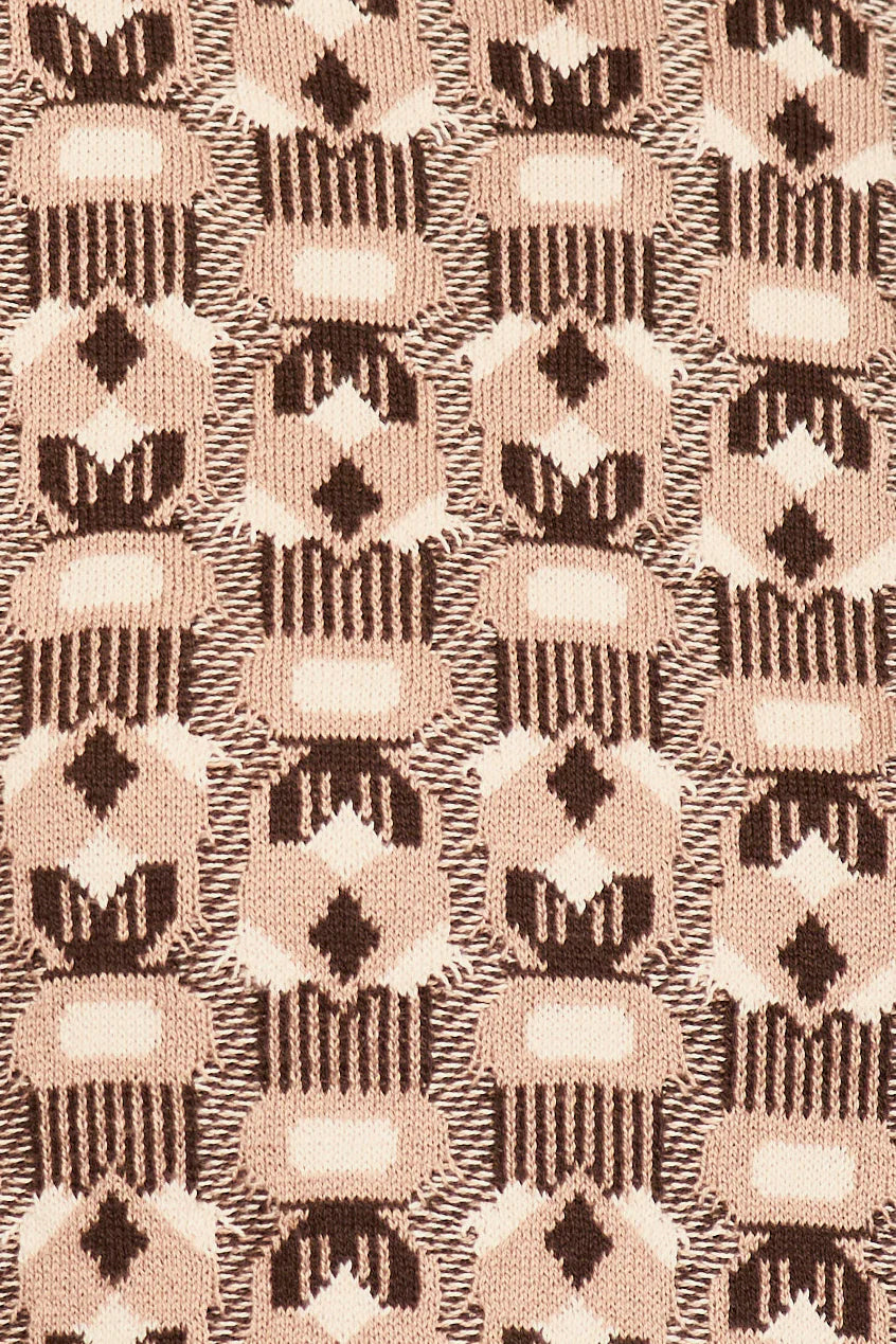 Bozeman Pullover in Milkweed Coeur Jacquard