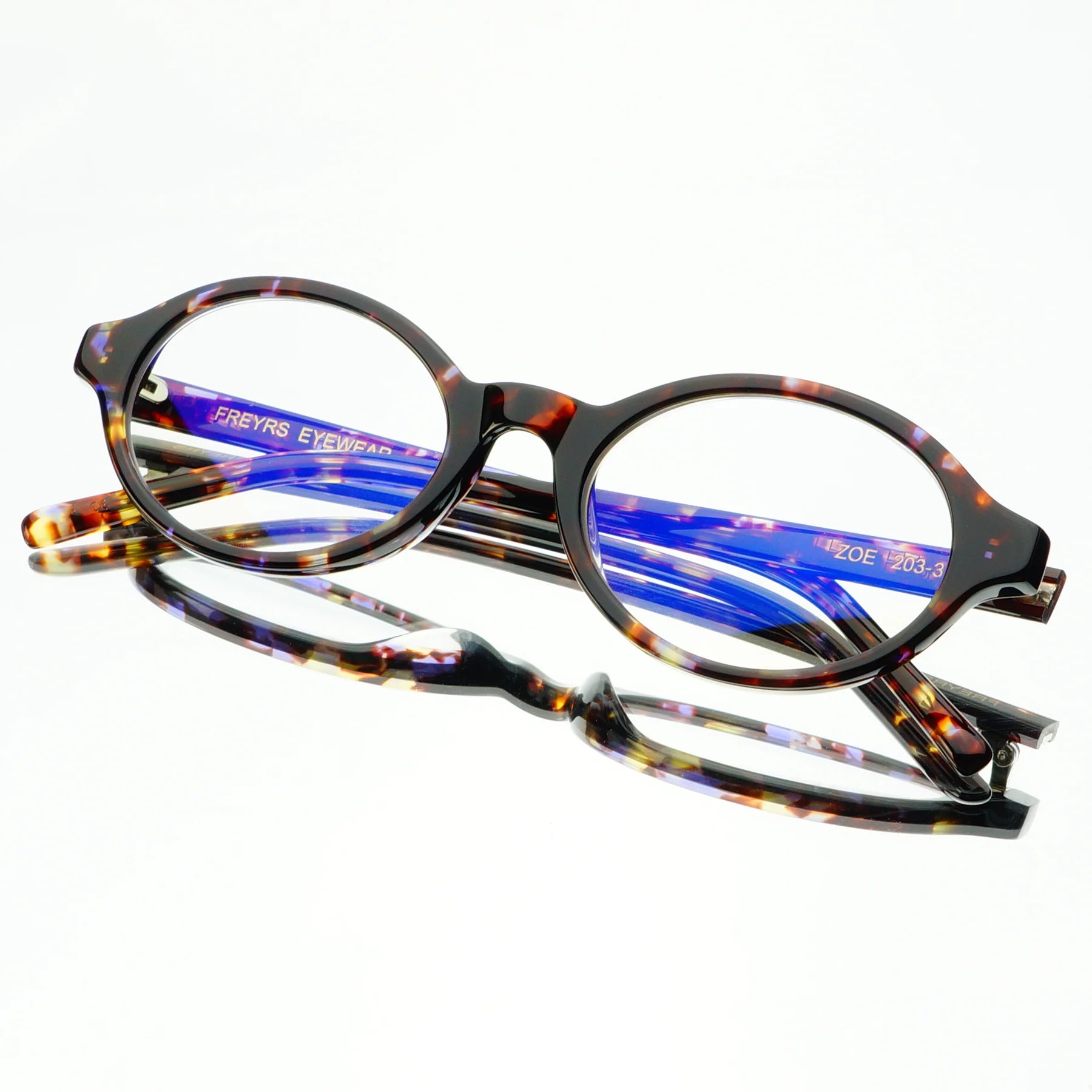 Zoe Readers in Brown Tortoise