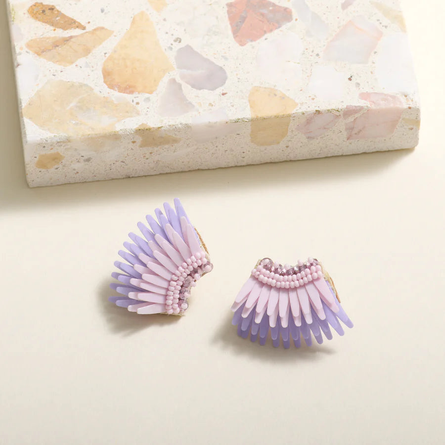 Mini Madeline Earrings Lilac